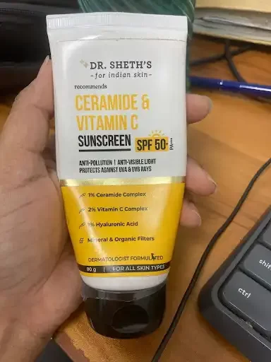 Dr. Seth sunscreen tube front view